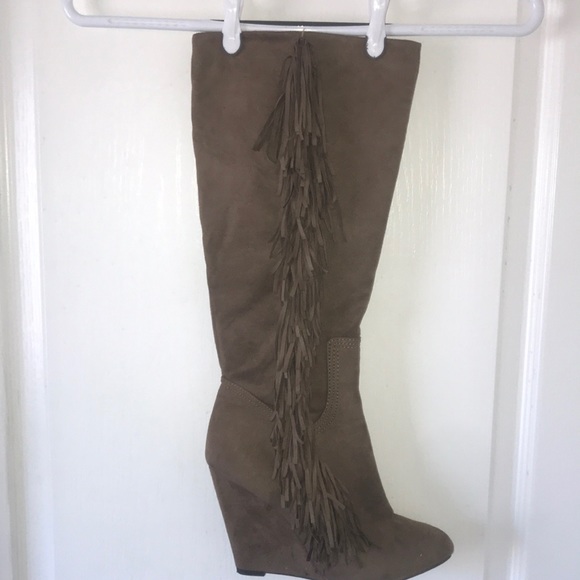 🥾 Brown Swede Fring Boots FC09 - Picture 1 of 4